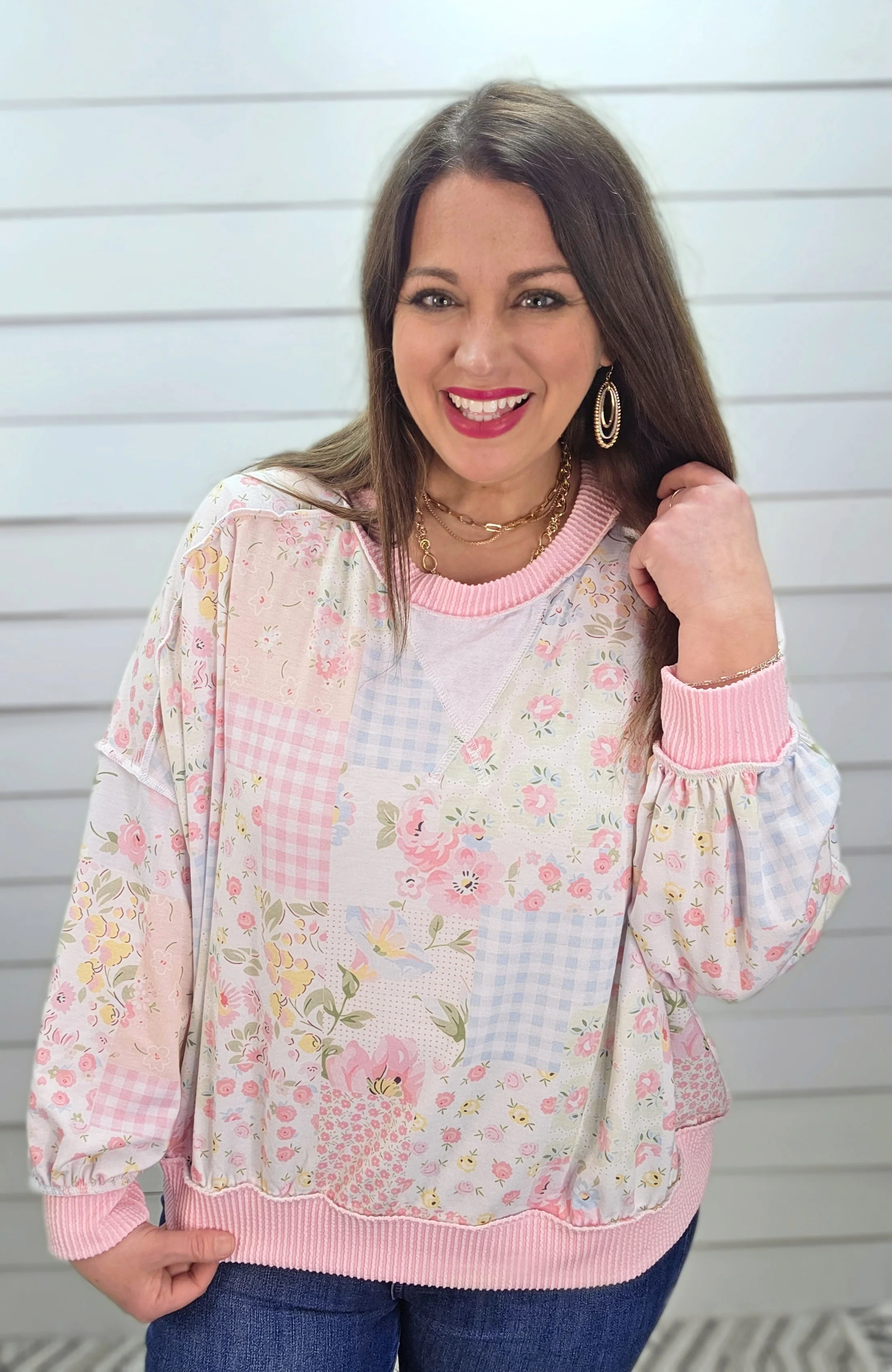 OVERSIZED FLORAL TOPS
